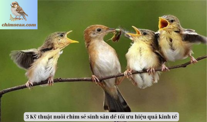 3 Kỹ thuật nuôi chim sẻ sinh sản để tối ưu hiệu quả kinh tế